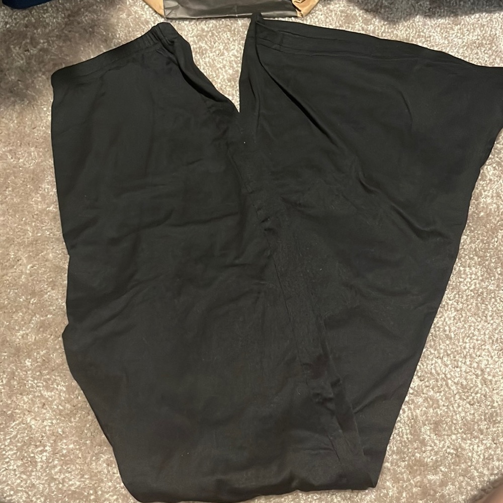 black flare pants